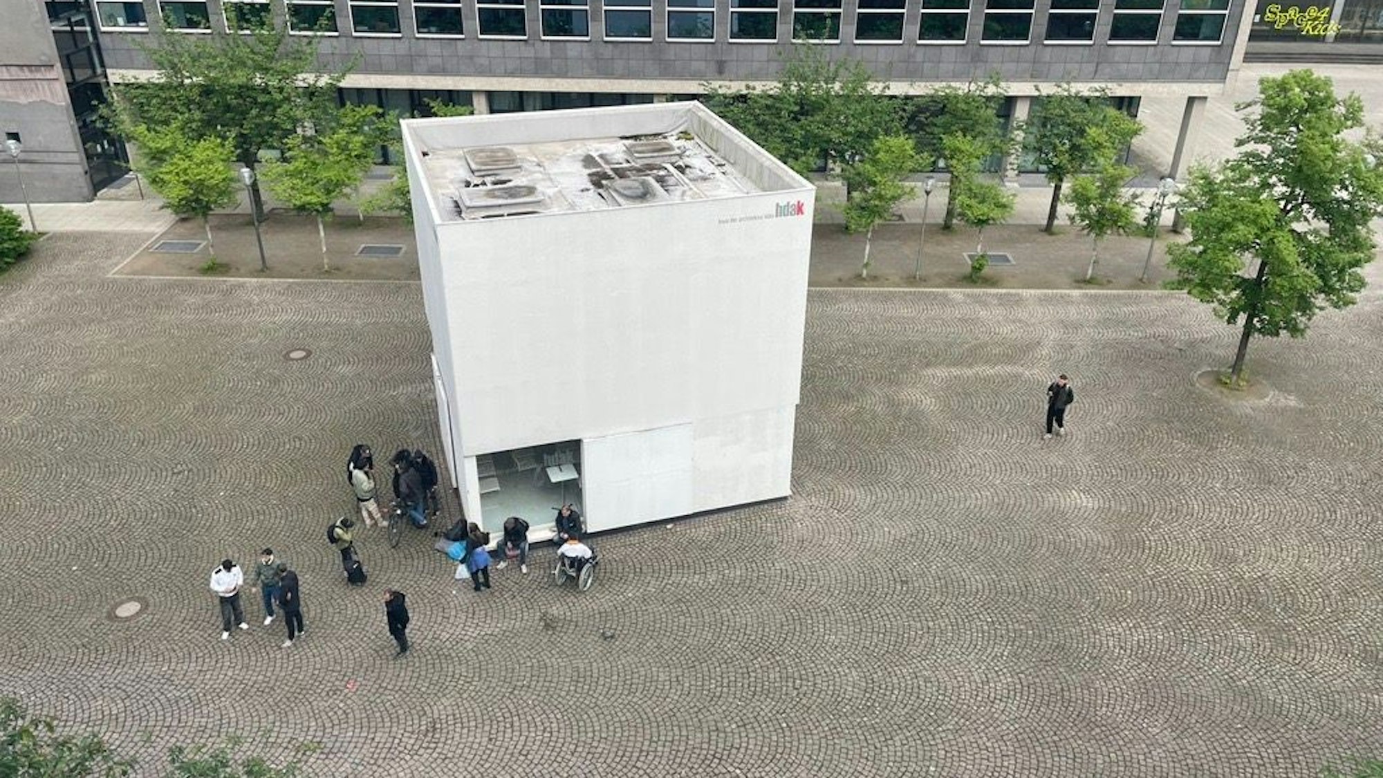 Drogenkonsum rund um den Haubrich-Hof, zugeschickt von privat an den „Kölner Stadt-Anzeiger“.