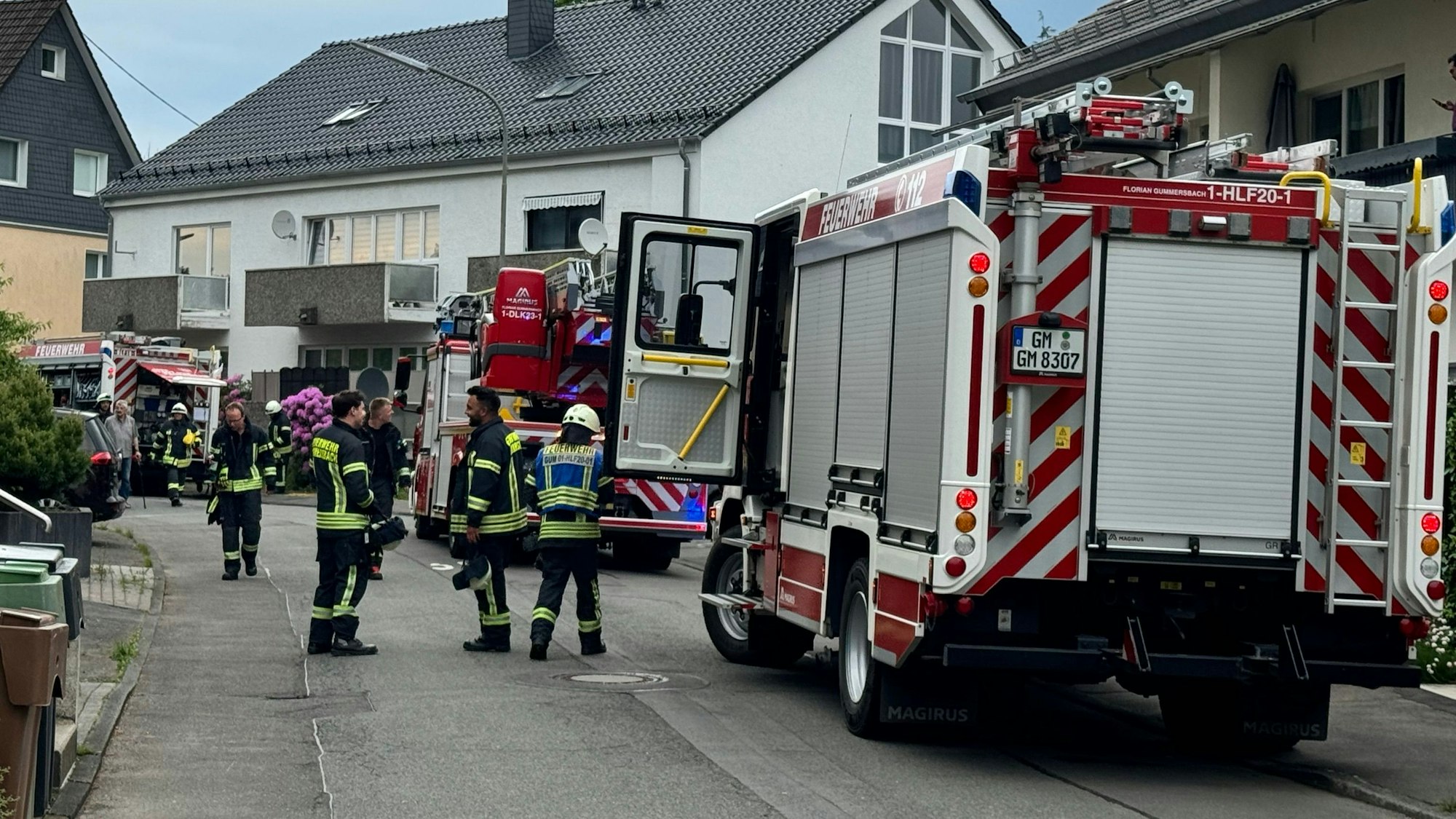 Der Einsatzort in Windhagen.