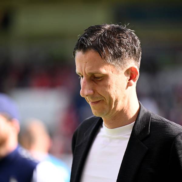 18.05.2024, Baden-Württemberg, Heidenheim: Fußball: Bundesliga, 1. FC Heidenheim - 1. FC Köln, 34. Spieltag, Voith-Arena. Kölns Sportdirektor Christian Keller nach dem Spiel. WICHTIGER HINWEIS: Gemäß den Vorgaben der DFL Deutsche Fußball Liga bzw. des DFB Deutscher Fußball-Bund ist es untersagt, in dem Stadion und/oder vom Spiel angefertigte Fotoaufnahmen in Form von Sequenzbildern und/oder videoähnlichen Fotostrecken zu verwerten bzw. verwerten zu lassen. Foto: Harry Langer/dpa +++ dpa-Bildfunk +++