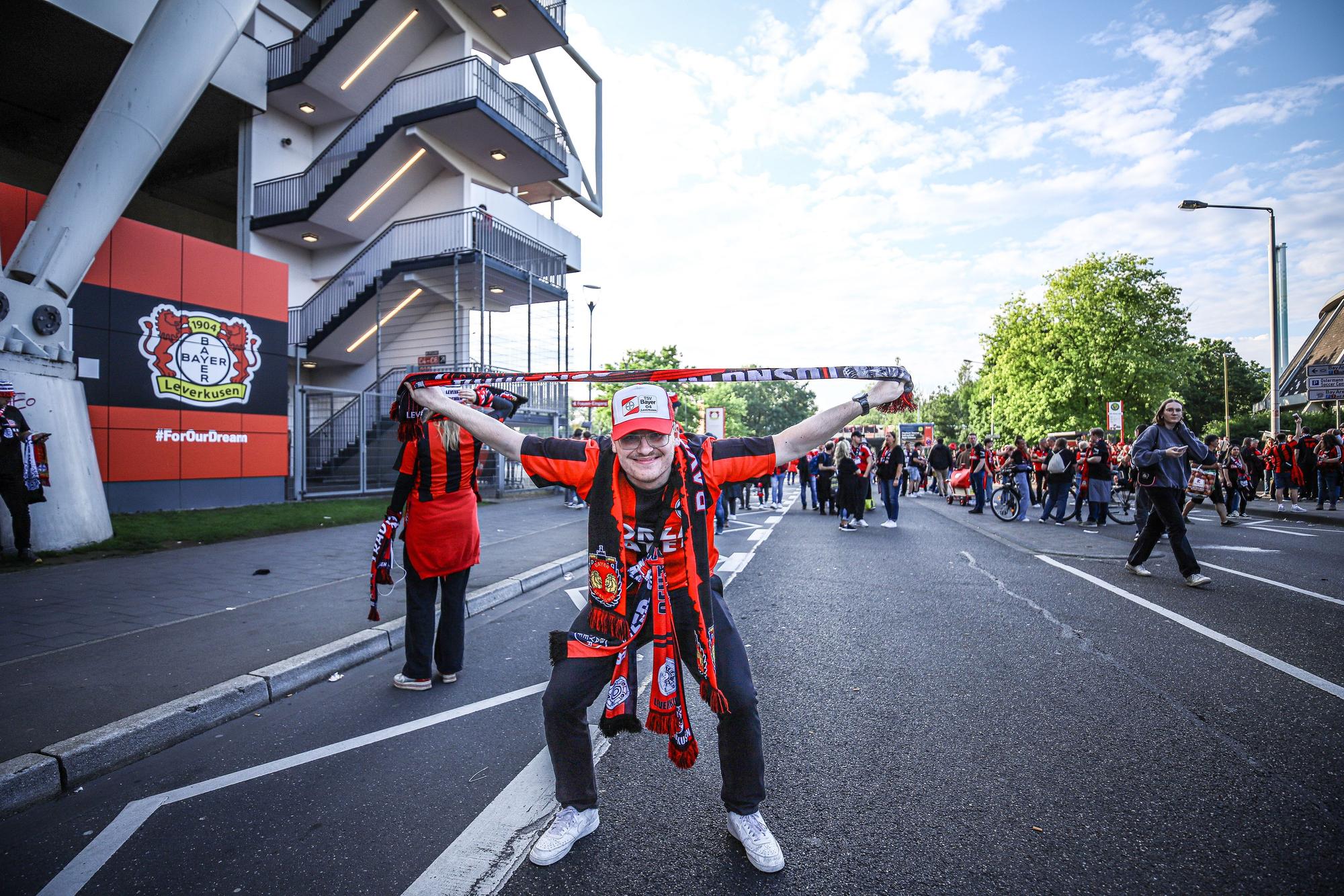 Vom Stadion ging es für viele Fans in die Stadt.