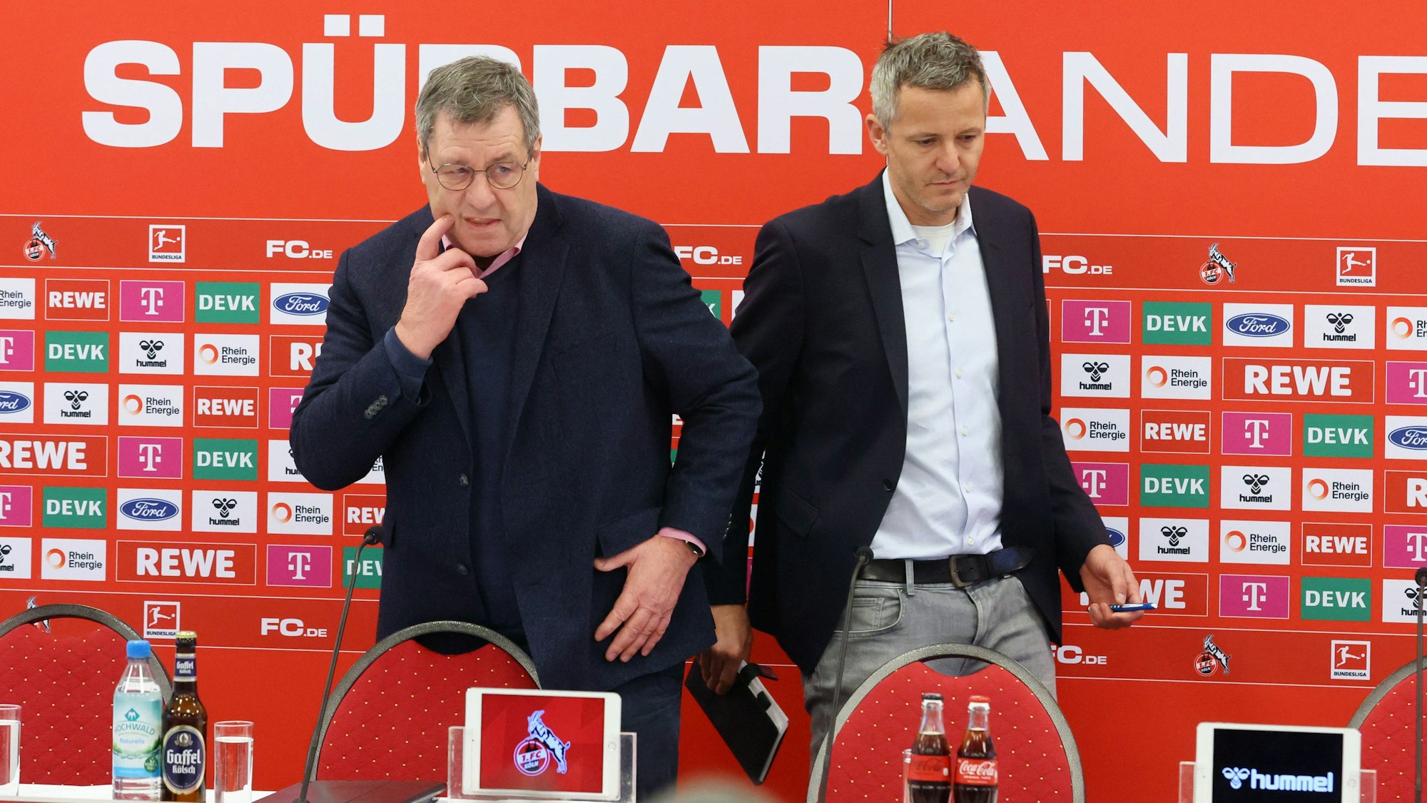 Werner Wolf und Finanzchef Philipp Türoff im Dezember 2023