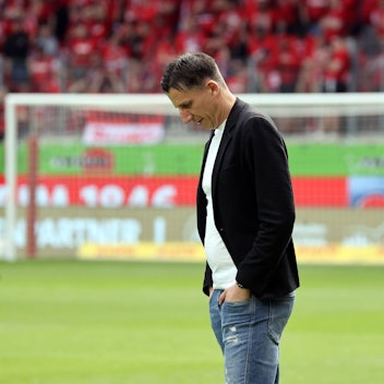 FC-Geschäftsführer Christian Keller am Samstag in Heidenheim