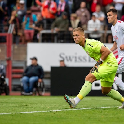 Regionalliga West: SC Fortuna Koeln - 1. FC Koeln U21, U 21 01.08.2023 Felix Buer Fortuna Koeln, 33, Regionalliga West, 1. Spieltag, SC Fortuna Koeln - 1. FC Koeln U21, am 01.08.2023, Suedstadion, Koeln *** Regionalliga West SC Fortuna Koeln 1 FC Koeln U21, 01 08 2023 Felix Buer Fortuna Koeln, 33 , Regionalliga West, 1 matchday, SC Fortuna Koeln 1 FC Koeln U21, on 01 08 2023, Suedstadion, Koeln Copyright: xBEAUTIFULxSPORTS/Meuselx