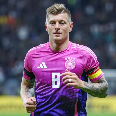 Toni Kroos beim Länderspiel Deutschland gegen Holland (2:1) am 26. März in Frankfurt. Nach der EM will Kroos aufhören. (Archivfoto)