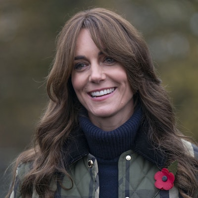 Prinzessin Kate bei einem Termin mit Landwirten auf der Brodieshill Farm in Schottland.