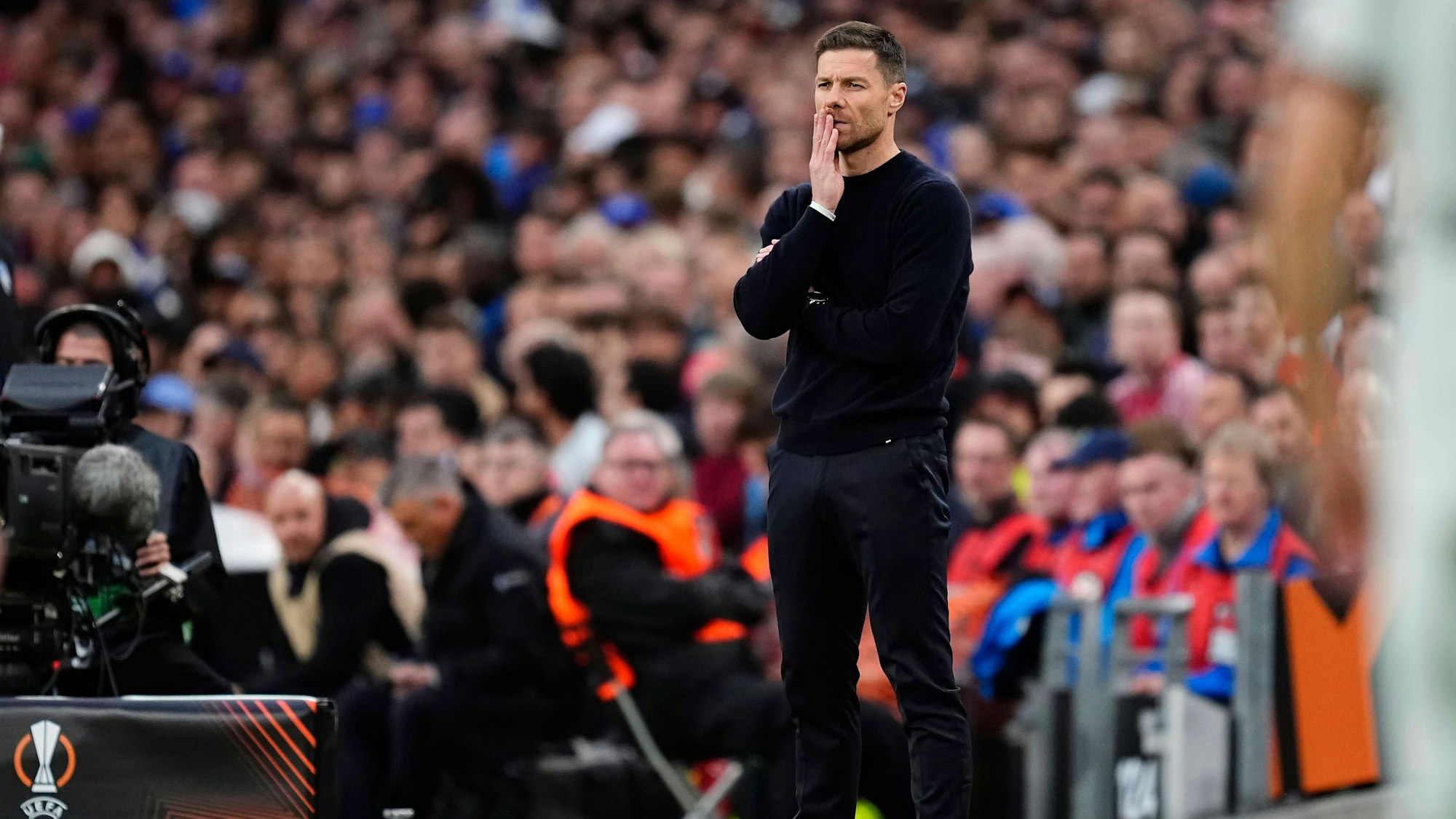Ist noch auf der Suche nach dem Schlüssel zum Finale: Bayer-Coach Xabi Alonso.