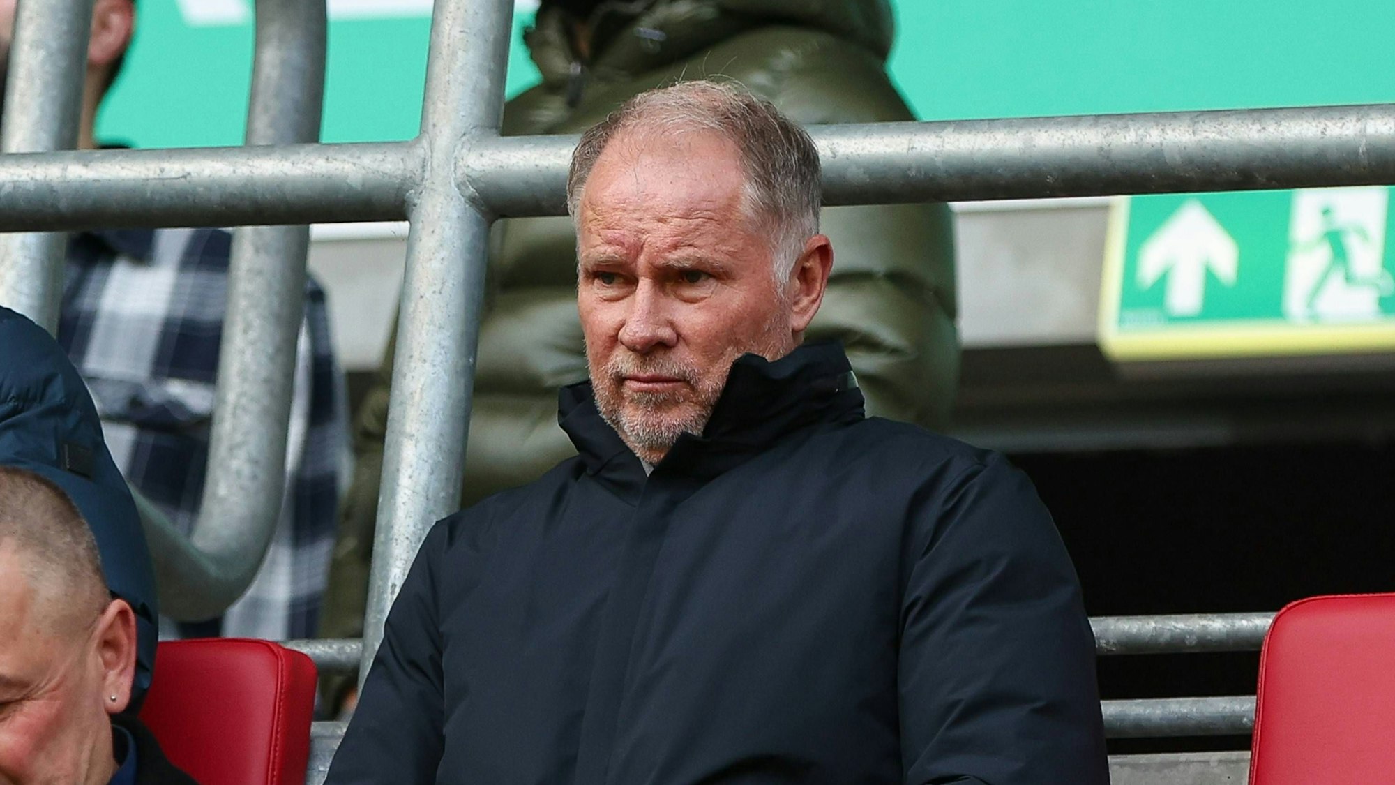 Stefan Reuter bei einem Fußballspiel im März 2024.