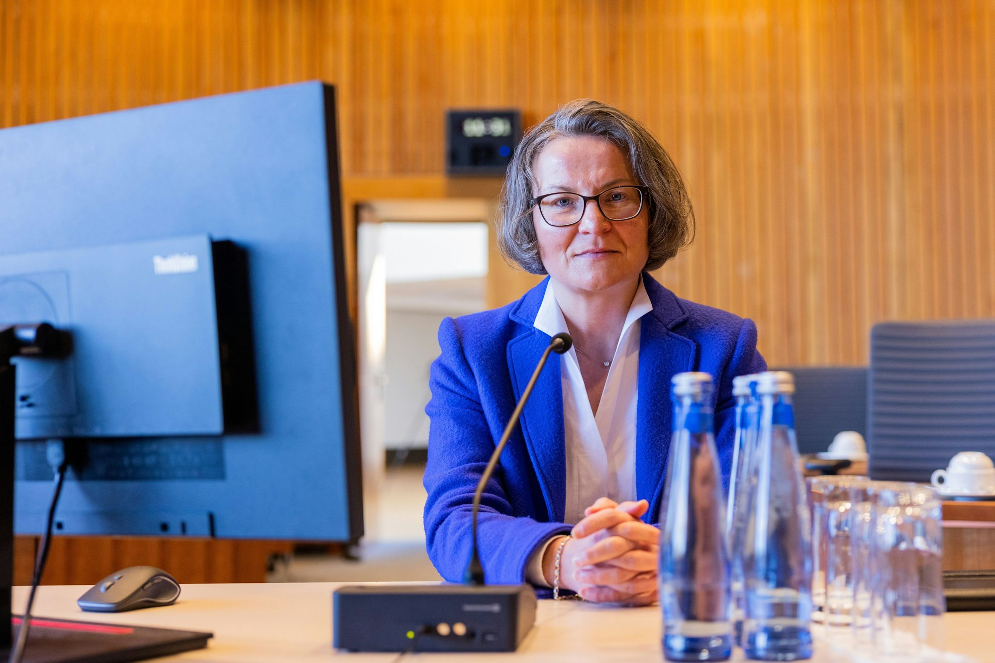 Ina Scharrenbach (CDU), Bau- und Kommunalministerin von Nordrhein-Westfalen, als Zeugin zum Untersuchungsausschuss "Hochwasserkatastrophe".