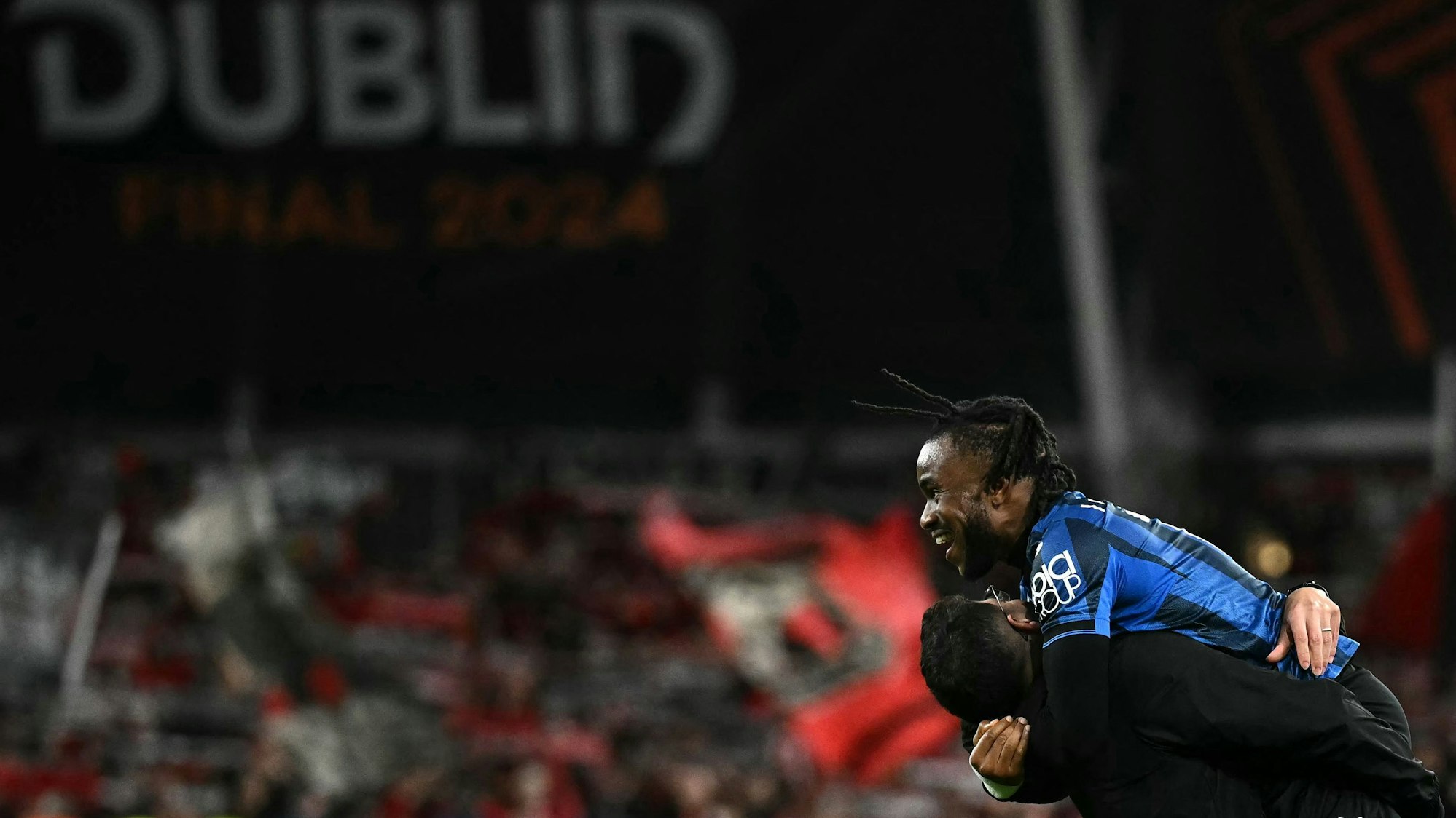 Jubel nach dem dritten Treffer: Ademola Lookman überragte im Finale von Dublin.