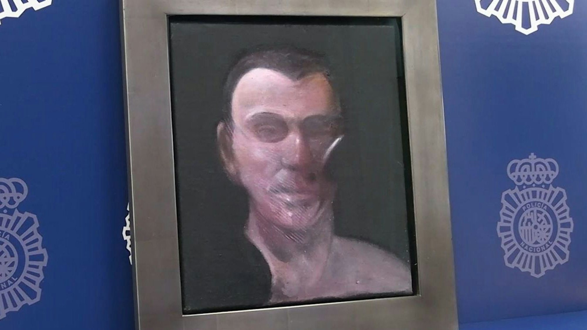 Spanien, Madrid: Das Standbild aus einem von der spanischen Polizei zur Verfügung gestellten Video zeigt das gestohlene Gemälde.