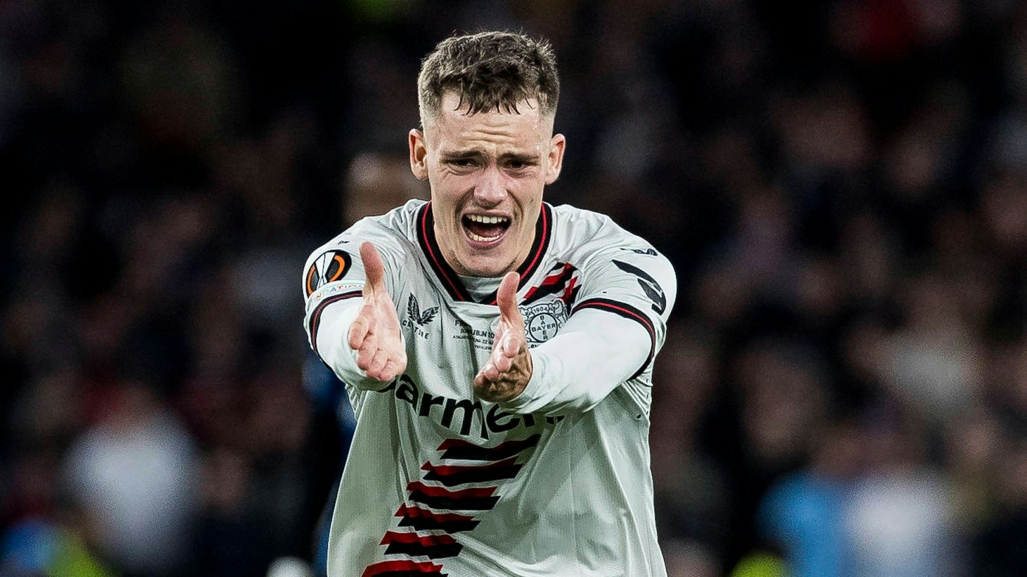 Unzufrieden: Florian Wirtz blieb im Finale gegen Atalanta Bergamo wie seine Kollegen unter seinen Möglichkeiten.