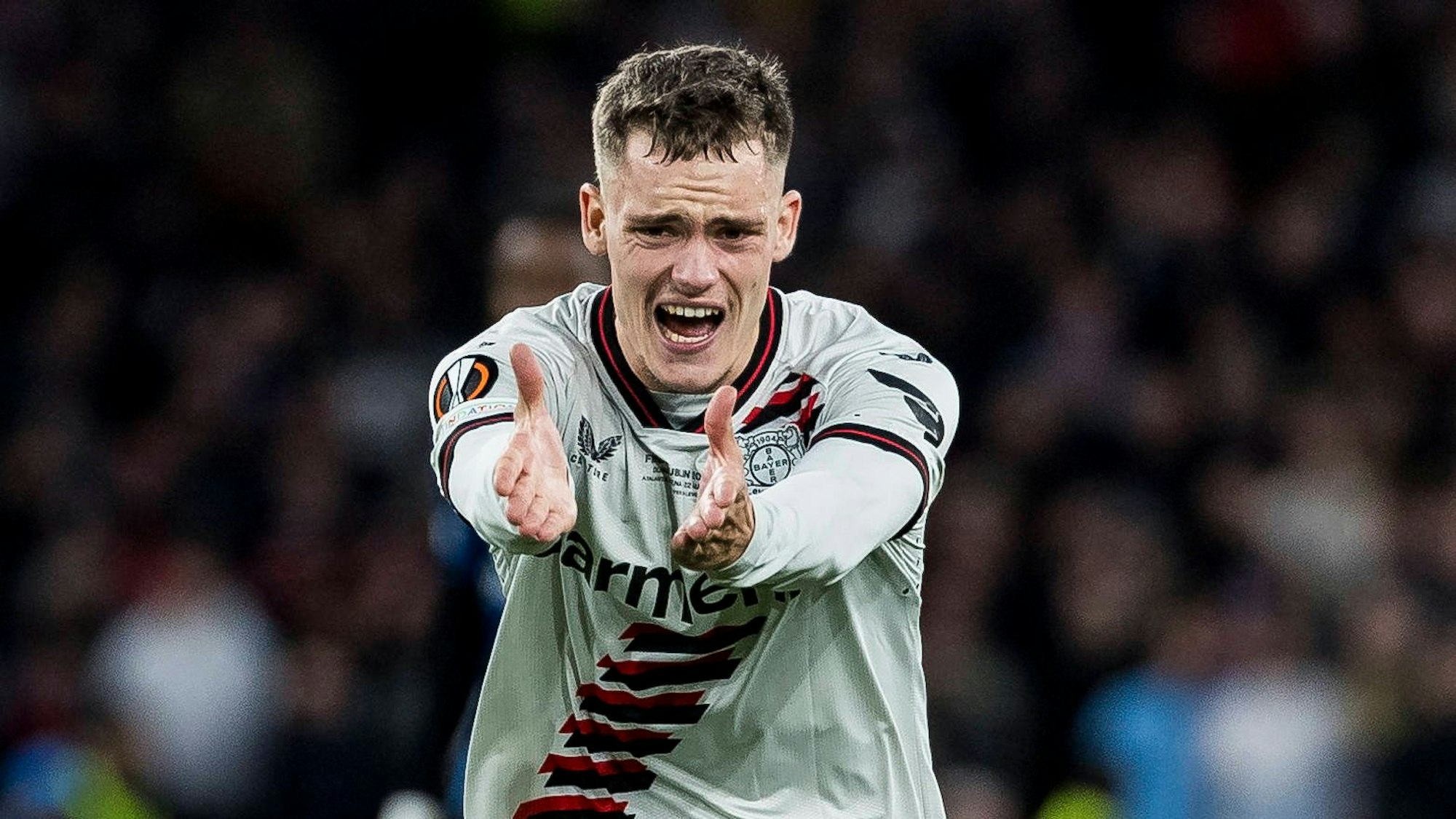 Unzufrieden: Florian Wirtz blieb im Finale gegen Atalanta Bergamo wie seine Kollegen unter seinen Möglichkeiten.