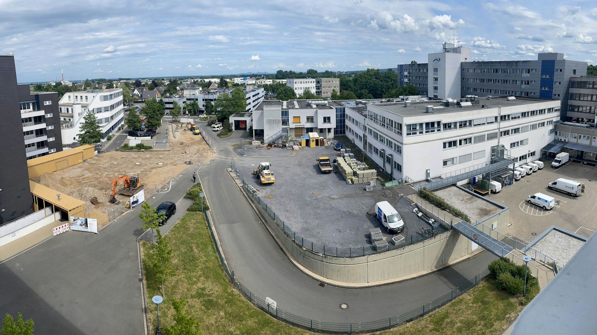 Das Bild zeigt eine Außenansicht des Marien-Hospitals Euskirchen.