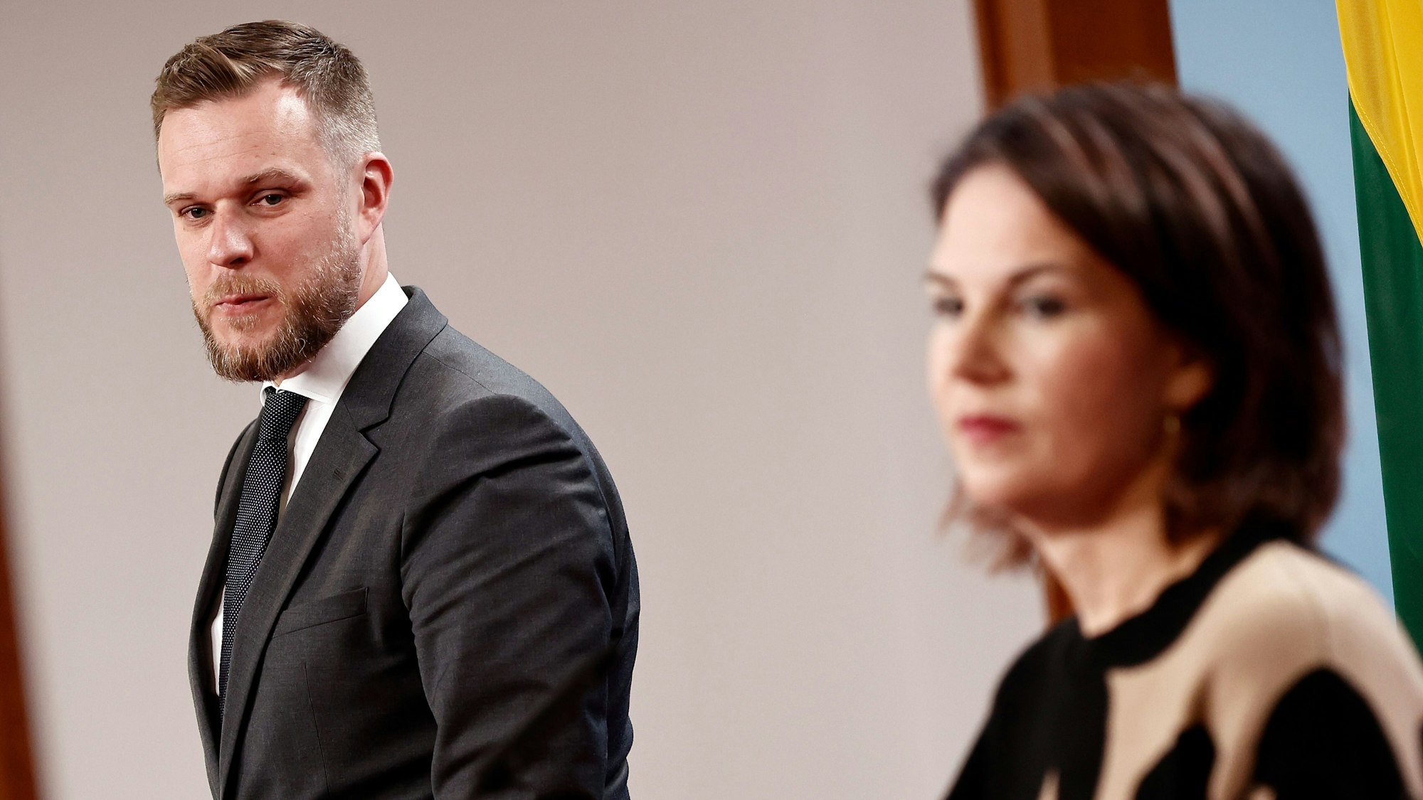 Außenministerin Annalena Baerbock (Bündnis90/Die Grünen) und ihr litauischer Kollege Gabrielius Landsbergis haben scharf auf Russlands jüngste Provokationen im Baltikum reagiert. (Archivbild)
