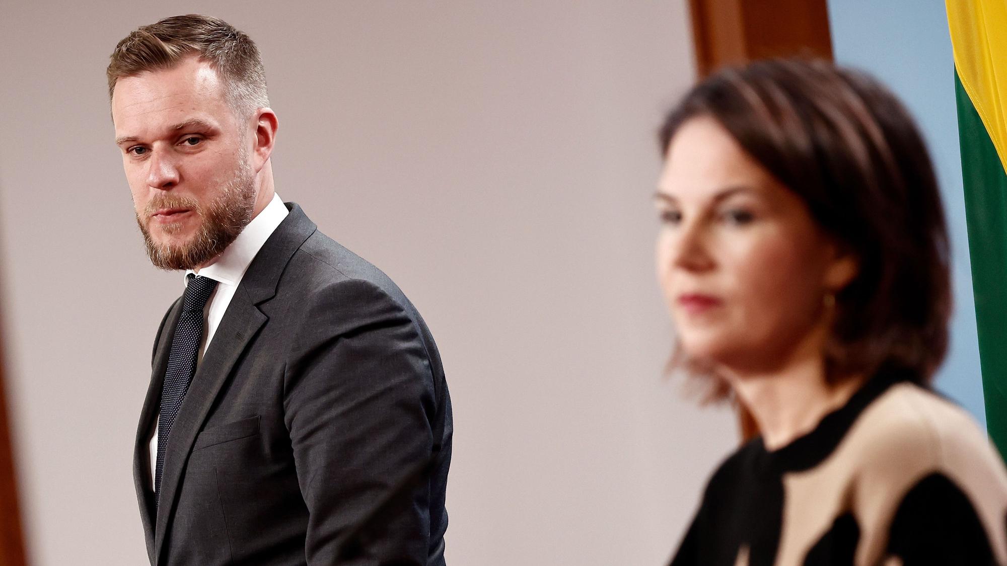 Außenministerin Annalena Baerbock (Bündnis90/Die Grünen) und ihr litauischer Kollege Gabrielius Landsbergis haben scharf auf Russlands jüngste Provokationen im Baltikum reagiert. (Archivbild)