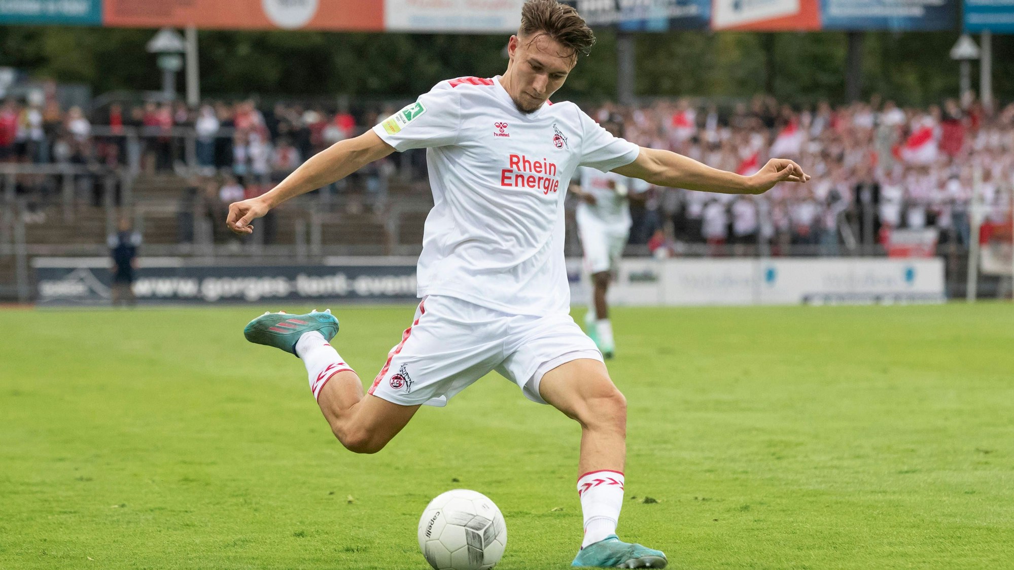 Regionalliga West: SC Fortuna Koeln - 1. FC Koeln U21, U 21 01.08.2023 Jonas Saliger 1. FC Koeln U21, 15, Regionalliga West, 1. Spieltag, SC Fortuna Koeln - 1. FC Koeln U21, am 01.08.2023, Suedstadion, Koeln *** Regionalliga West SC Fortuna Koeln 1 FC Koeln U21, 01 08 2023 Jonas Saliger 1 FC Koeln U21, 15 , Regionalliga West, 1 Matchday, SC Fortuna Koeln 1 FC Koeln U21, on 01 08 2023, Suedstadion, Koeln Copyright: xBEAUTIFULxSPORTS/Meuselx
