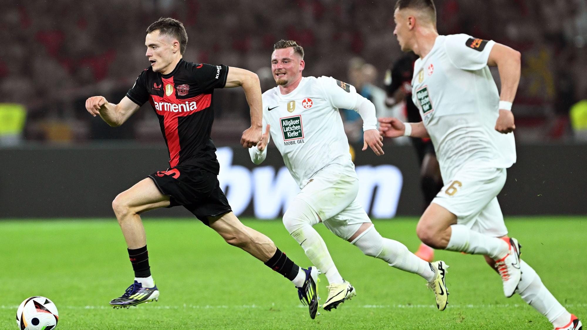Überlegener Fußballer, dem im Duell mit dem Zweitligisten jedoch nicht alles gelang: Florian Wirtz blieb am Samstag ohne entscheidende Aktion.