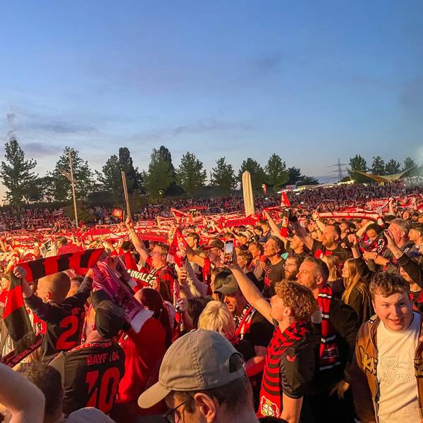 Viele Fans beim Public Viewing.
