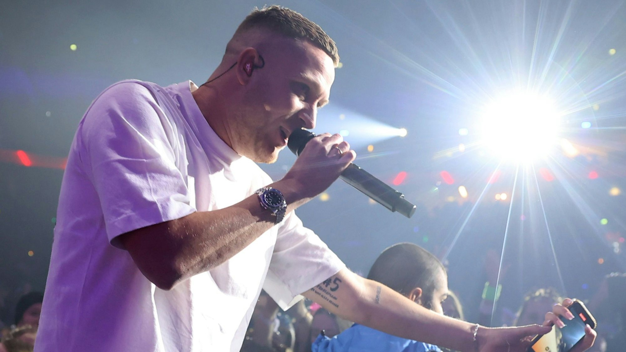 Mo-Torres bei einem Auftritt in der Lanxess-Arena