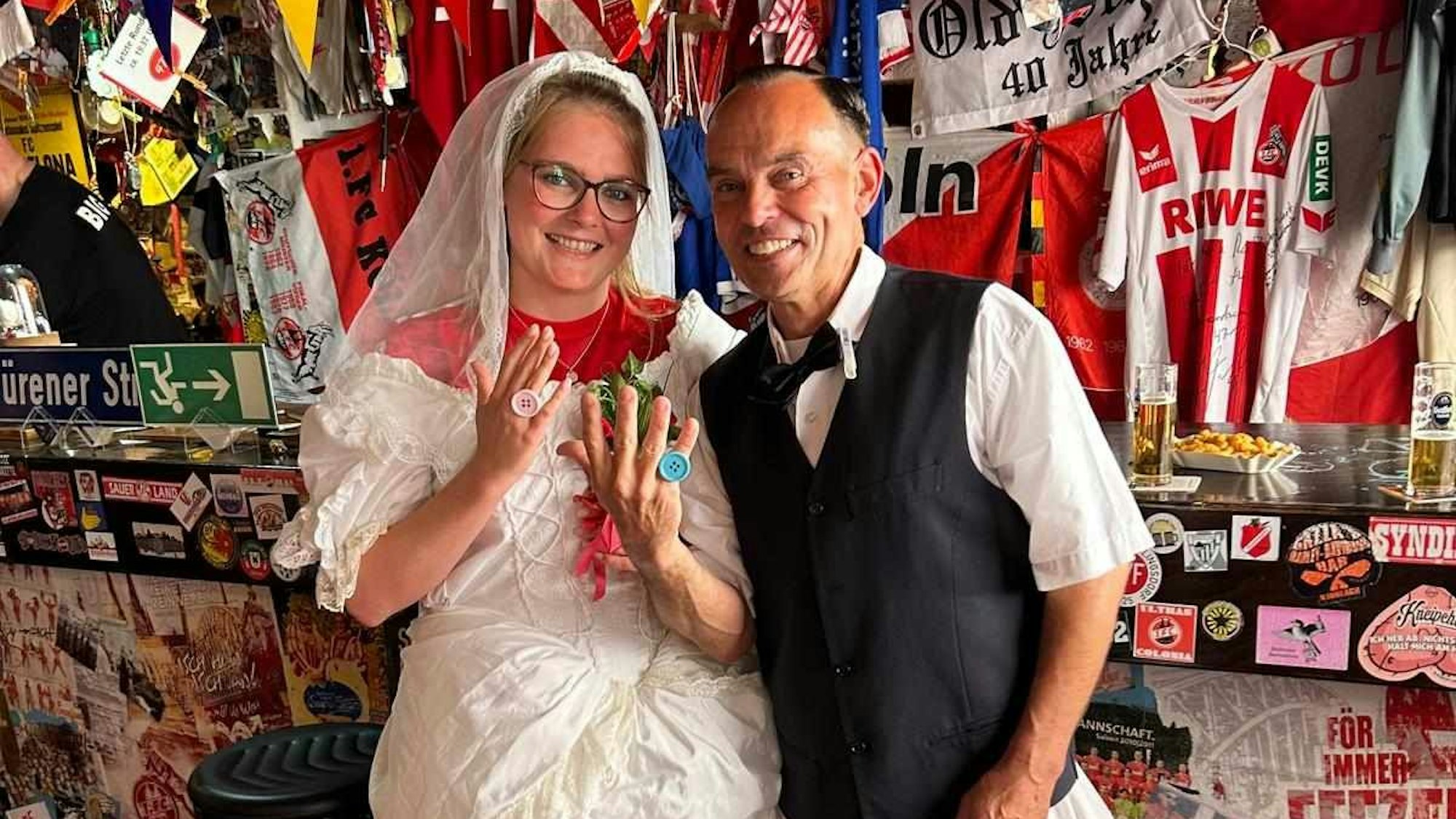 Dirk Ruhrig (rechts) und seine Partnerin Lisa