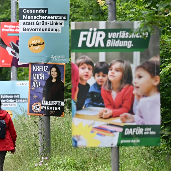 Kommen früher als gedacht: die Wahlplakate für die Bundestagswahl.