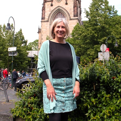 Ingrid Hilmes engagiert sich als Stiftungsmanagerin für die gesellschaftliche Teilhabe beeinträchtigter Menschen.