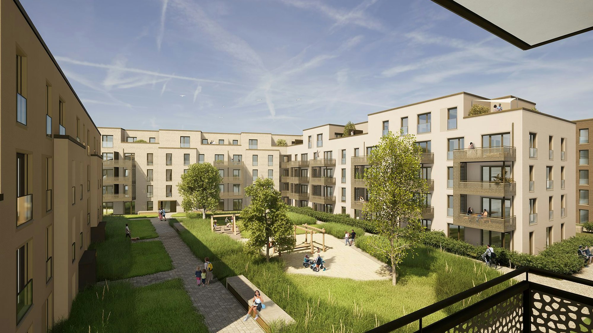 Ringviertel Planungen Visualisierung Bauwens