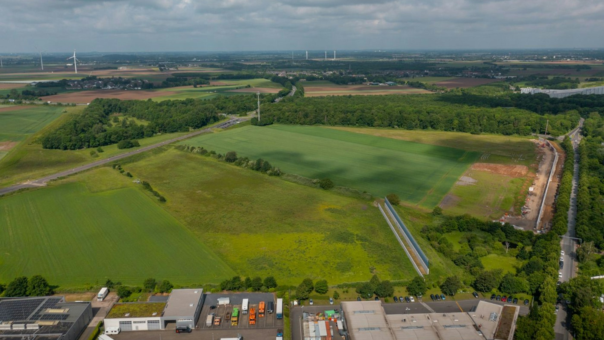 An diesem Standort im Rheinland will Haribo ein neues Werk eröffnen.