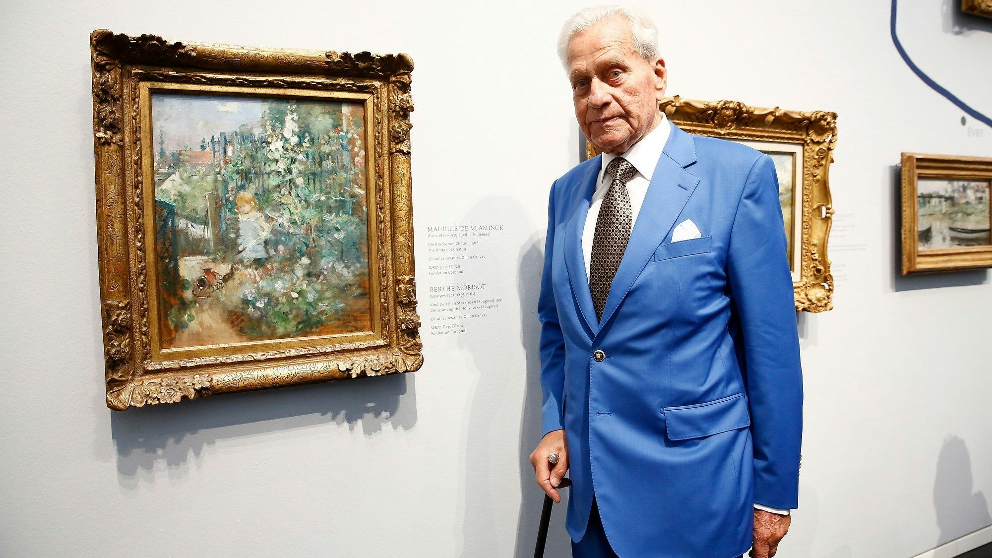 Stifter und Kunstsammler Gérard J. Corboud, der mittlerweile verstorben ist.