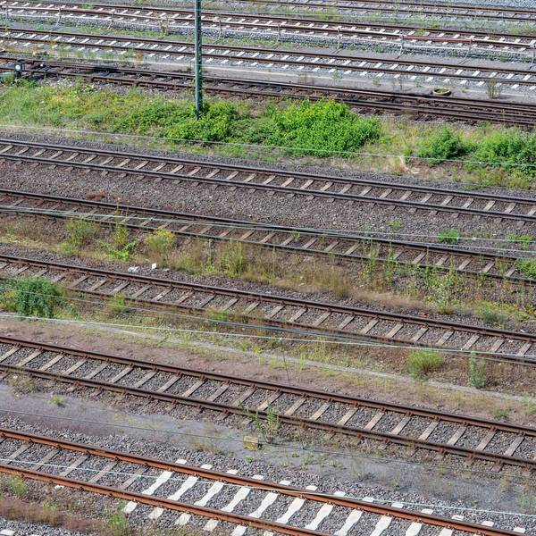 Gleise Güterbahnhof Eifeltor in Zollstock.