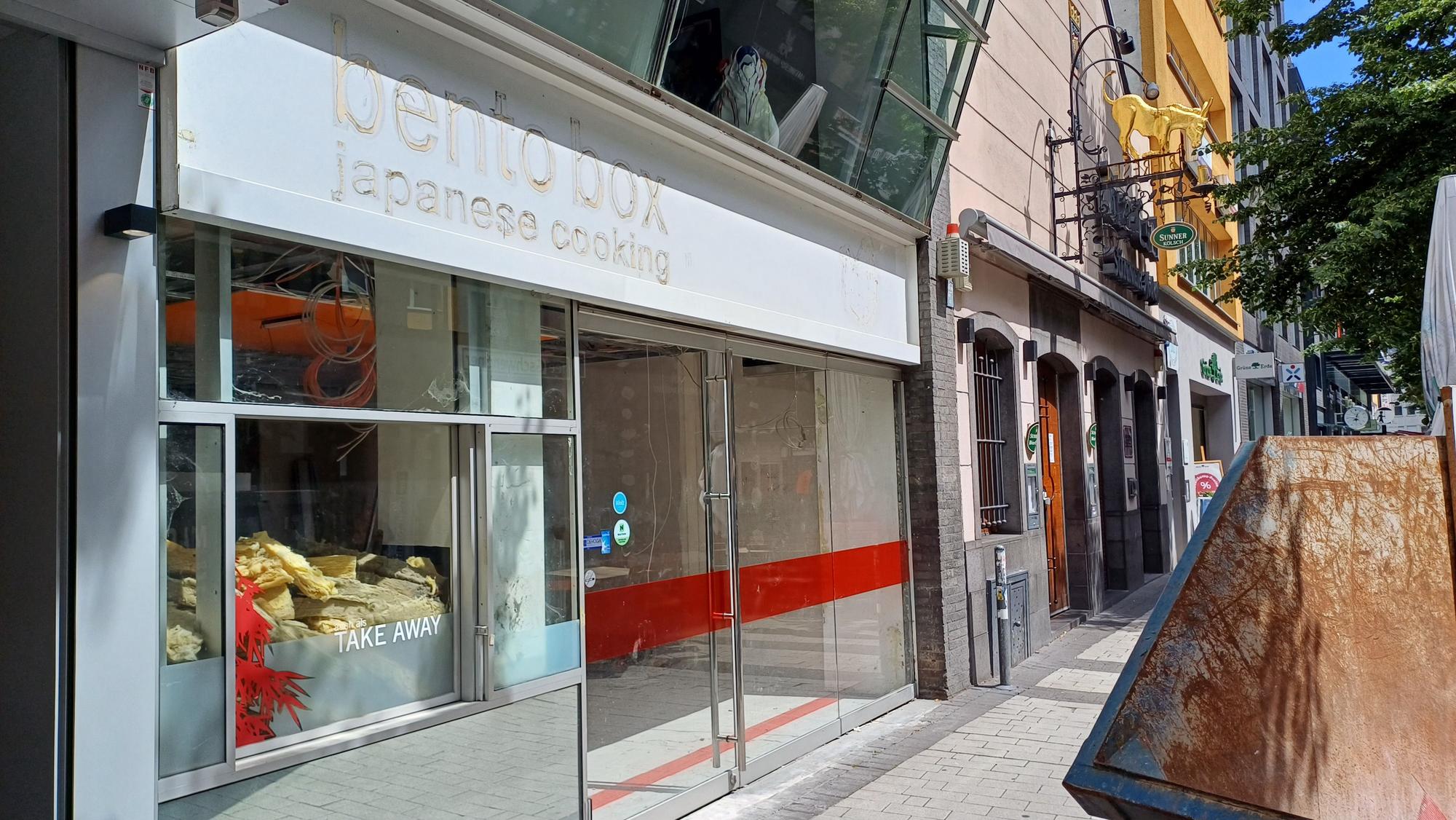 Die geschlossene Bento-Box-Filiale auf der Breite Straße wird derzeit umgebaut.