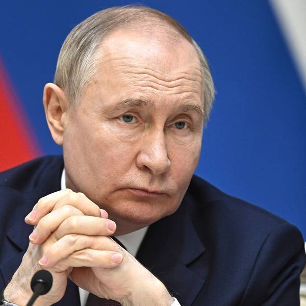 Wladimir Putin bei seinem Besuch in der usbekischen Hauptstadt Taschkent. Der Kremlchef hat westlichen Ländern mit „ernsten Konsequenzen“ gedroht, sollte die Ukraine westliche Waffen für Angriffe auf Russland einsetzen.