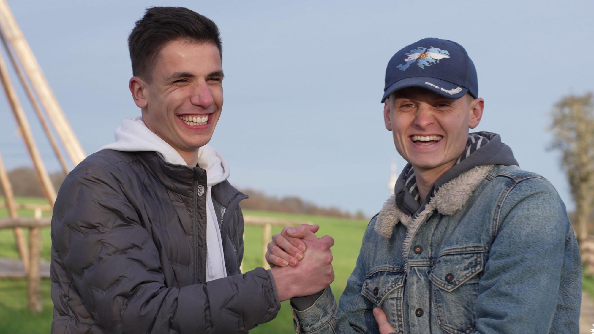 Luke Kelly und Eliah Rieck haben an der Chellenge 100 km teilgenommen.