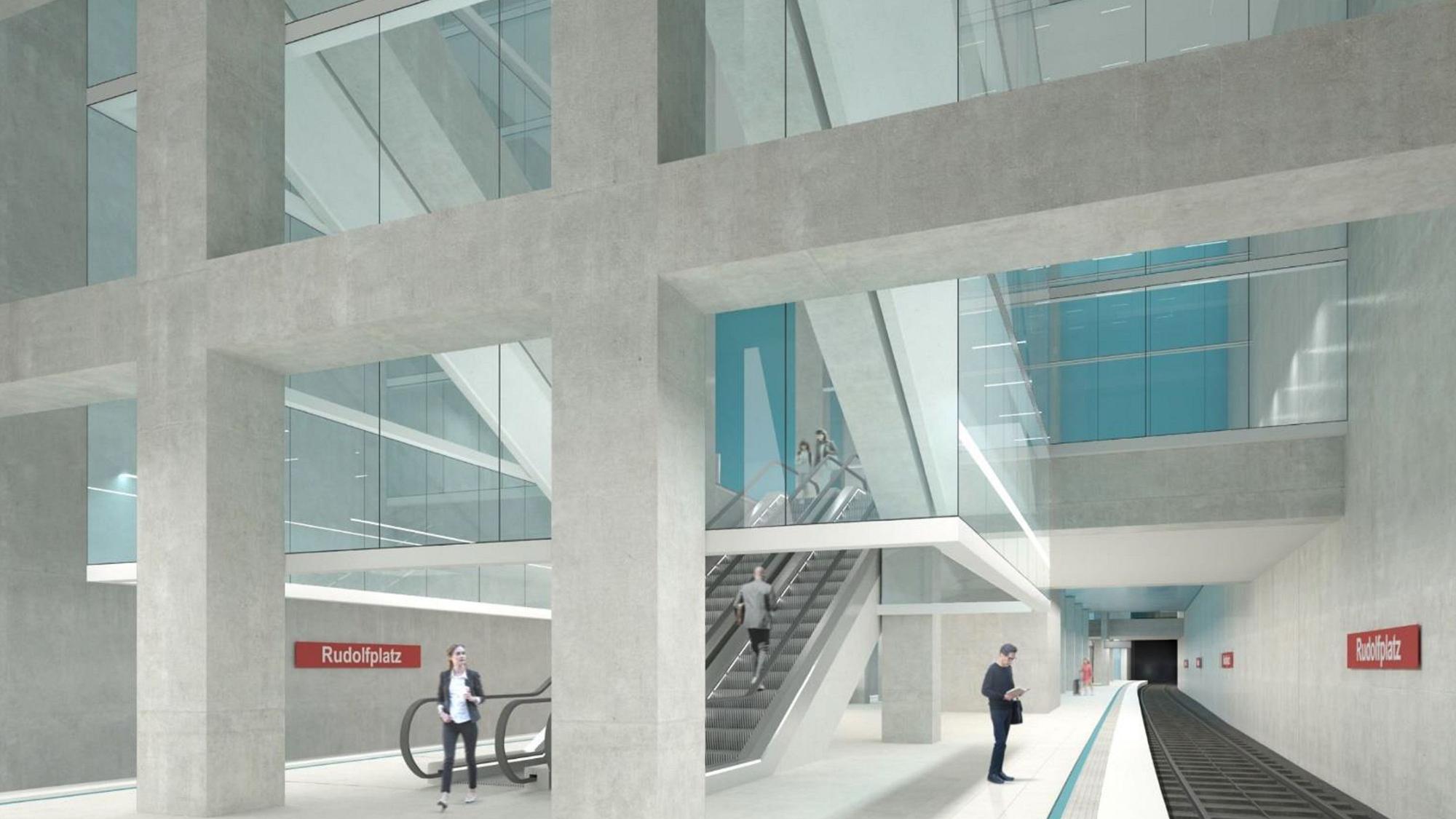 Die Visualisierung einer U-Bahn-Station