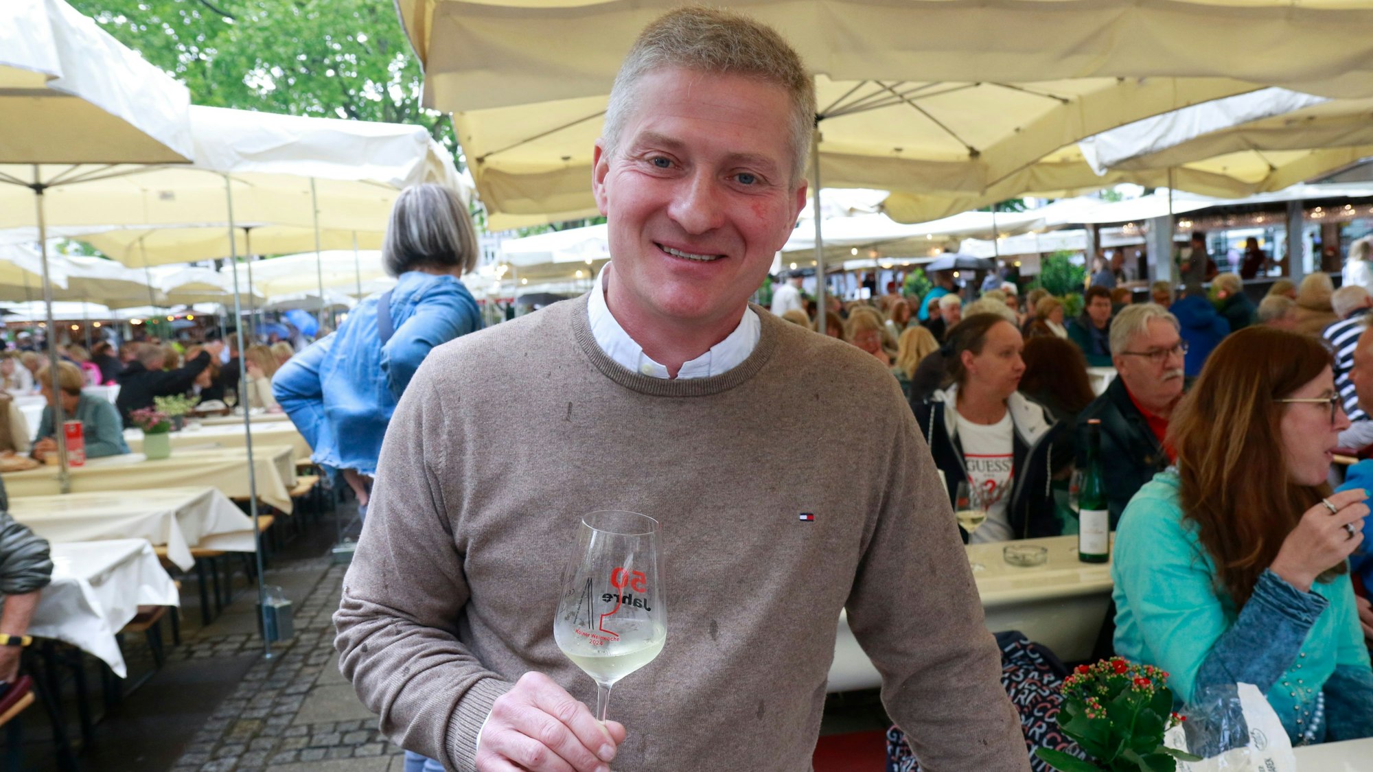 Johannes Ohlig auf dem Neumarkt.