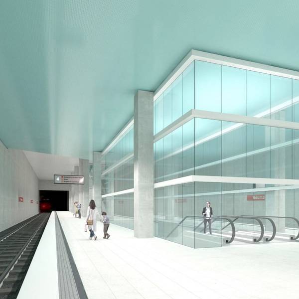 Visualisierung einer U-Bahn-Station