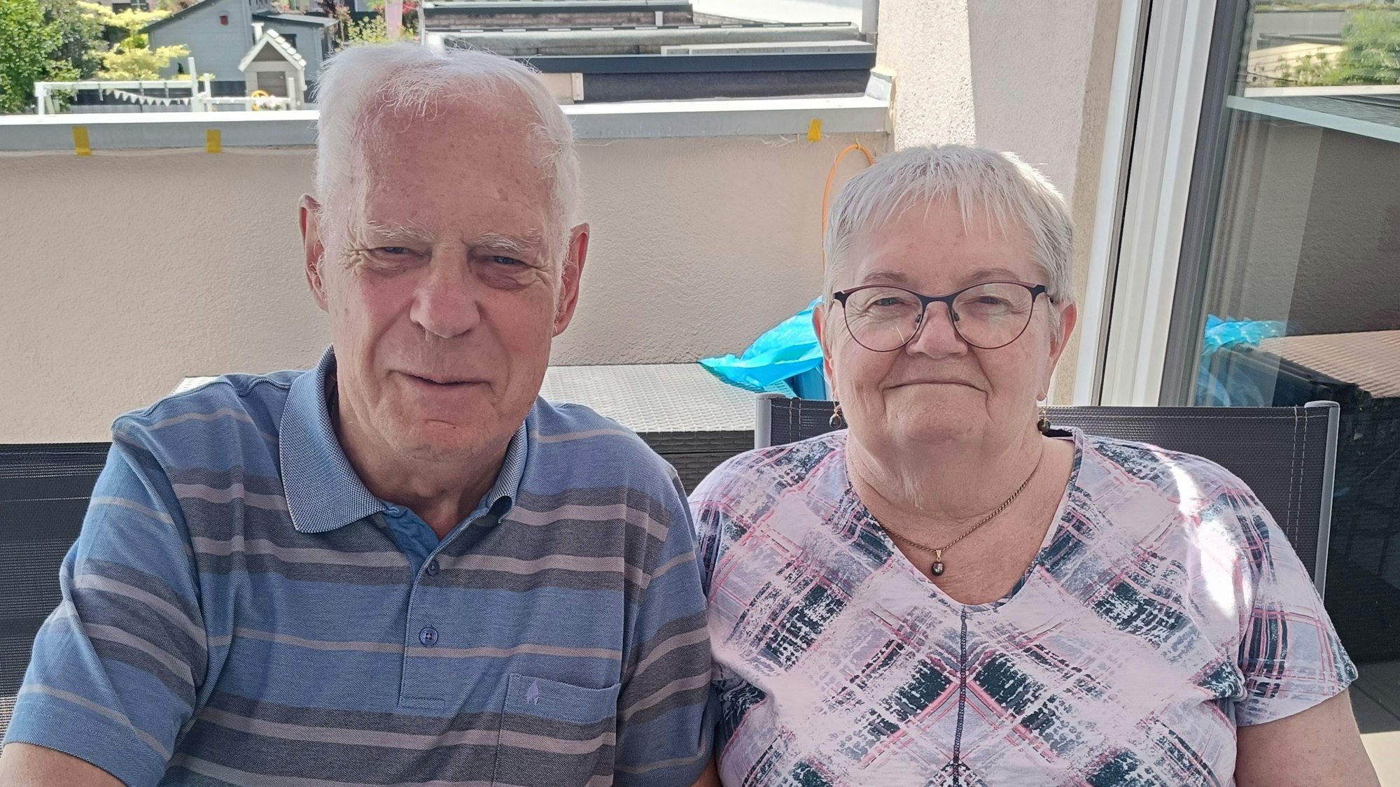 Gerda und Johann Außem aus Bedburg-Broich feiern diamantene Hochzeit.