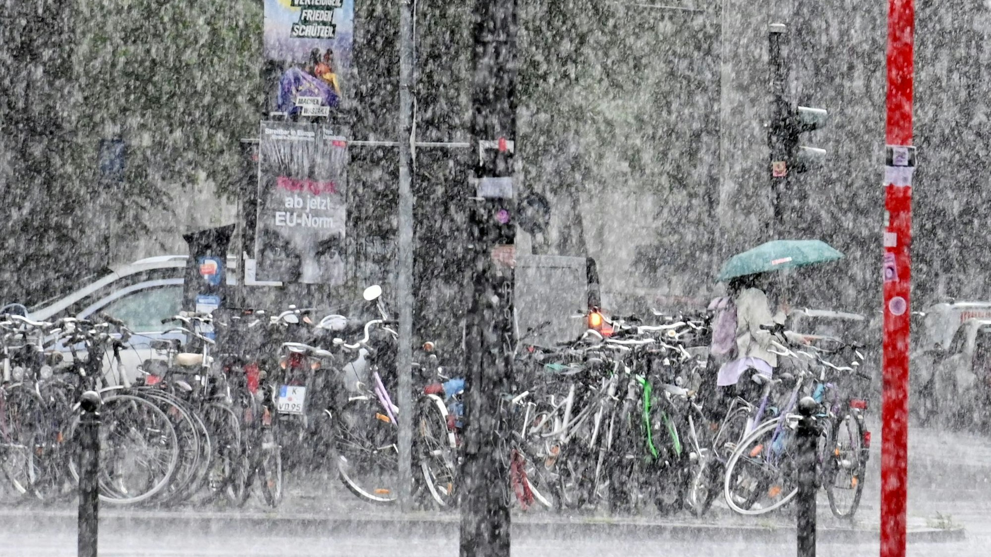 In Köln kann es in der kommenden Woche zu Starkregen kommen.