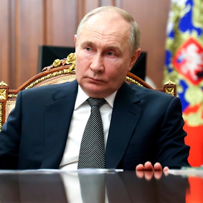 Kremlchef Wladimir Putin hat erneut mit verstörenden Aussagen auf Aufsehen gesorgt. (Archivbild)