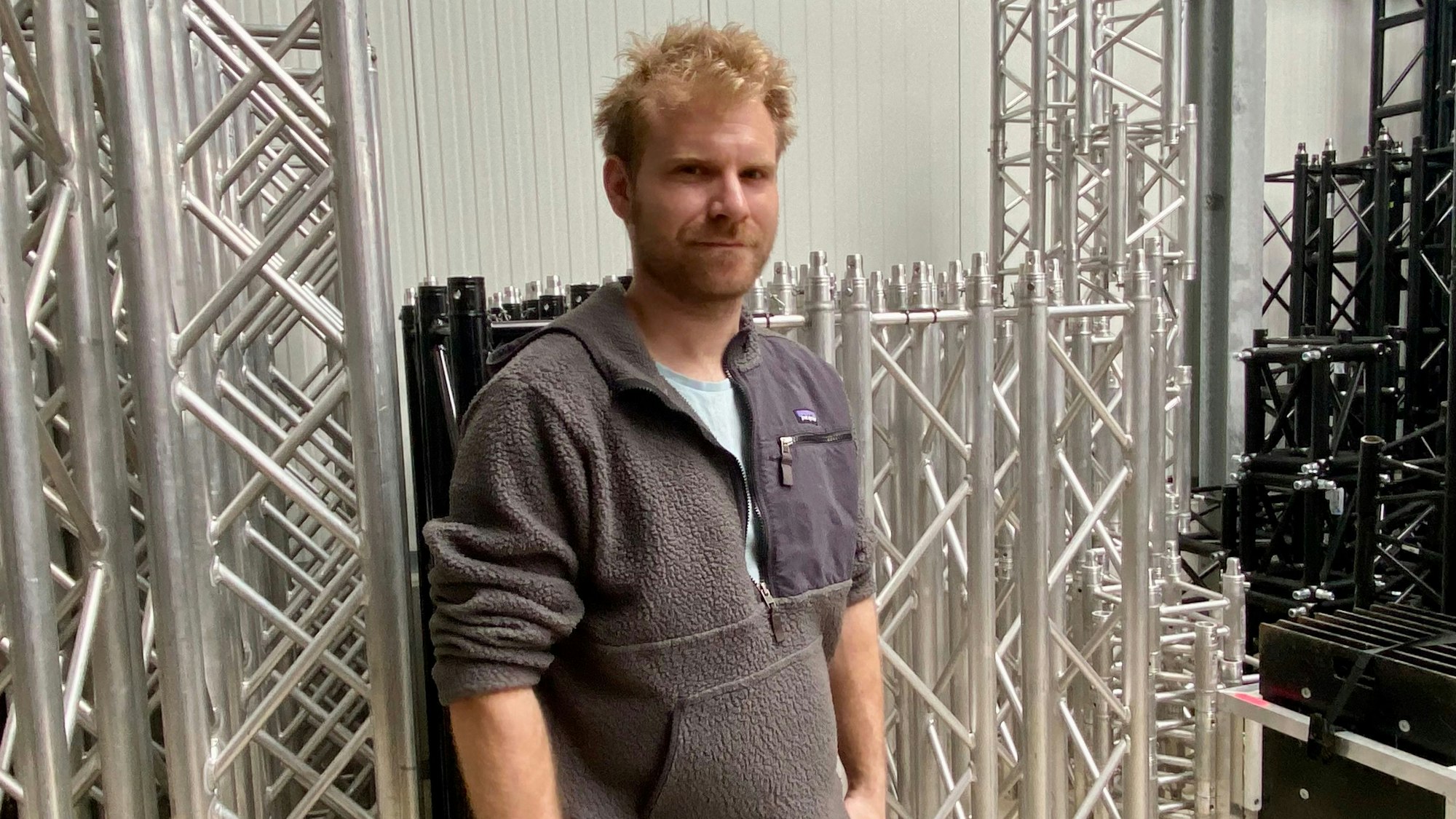 Christian Beyer sorgt mit seinem Veranstaltungstechnik-Team in diesen Monaten für viel Rampenlicht.