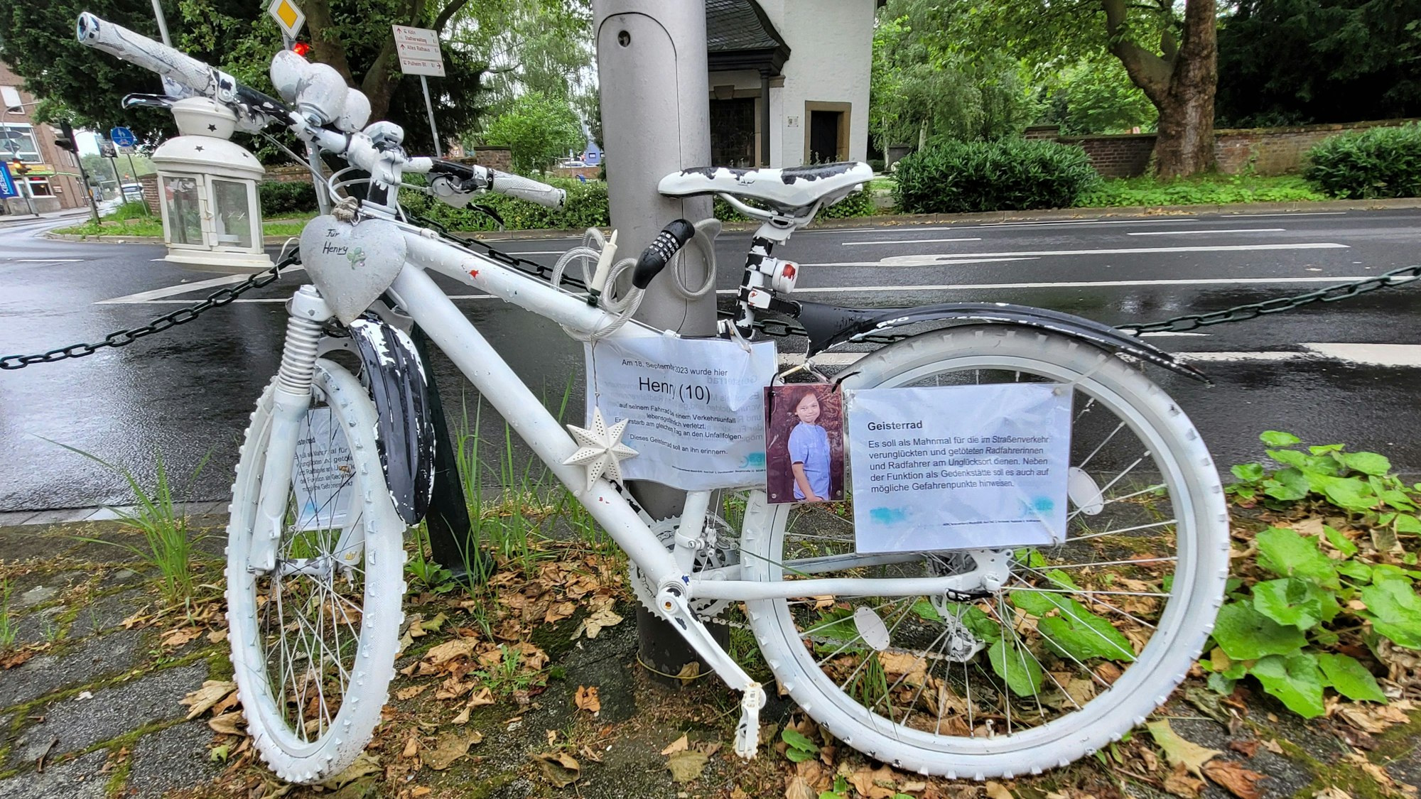 Auf dem Foto ist ein sogenanntes Geisterrad zu sehen.