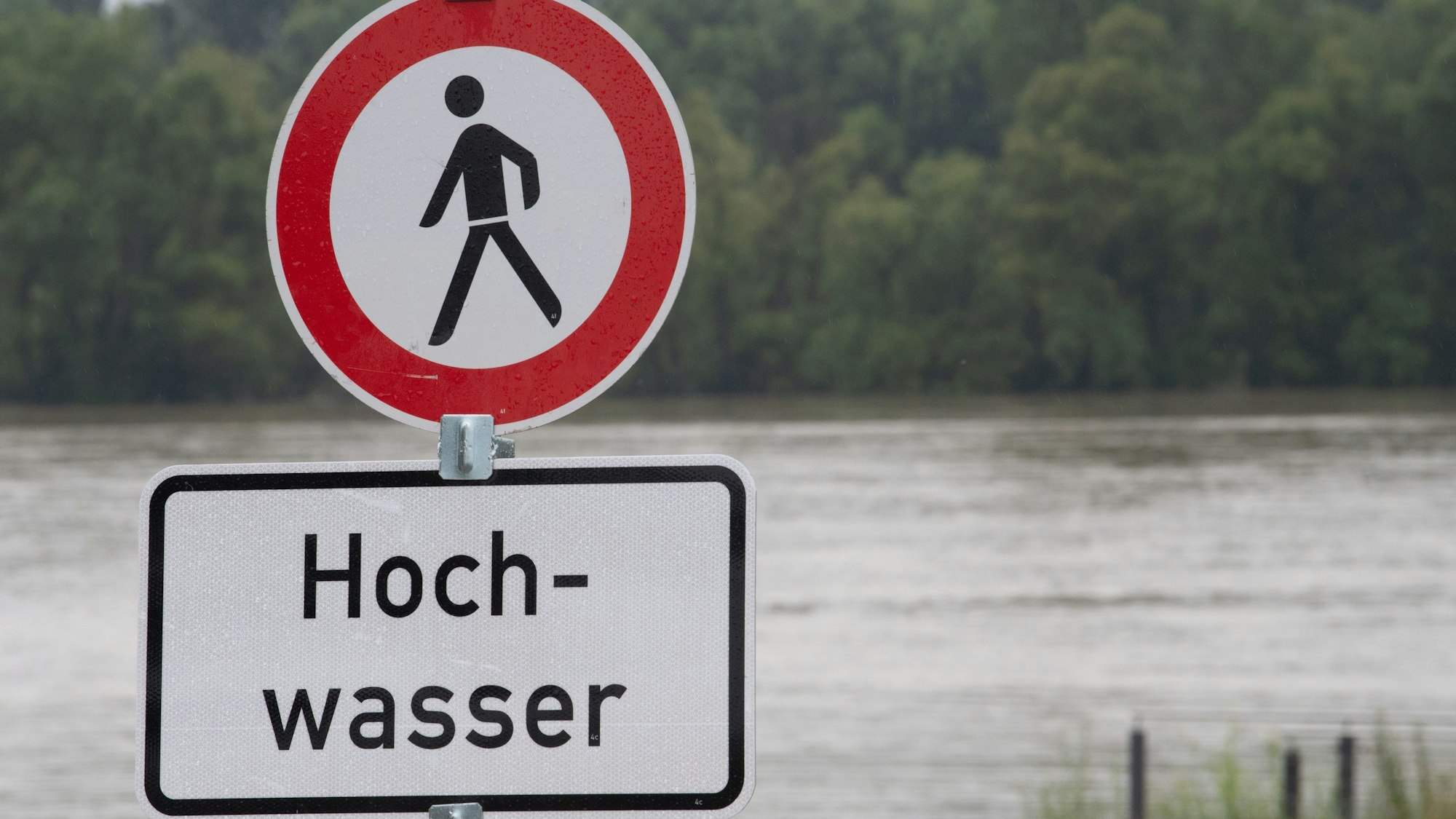 Rheinland-Pfalz, Heidesheim Am Rhein: Wasserstände am Rhein steigen laut Prognosen. (Archvibild)