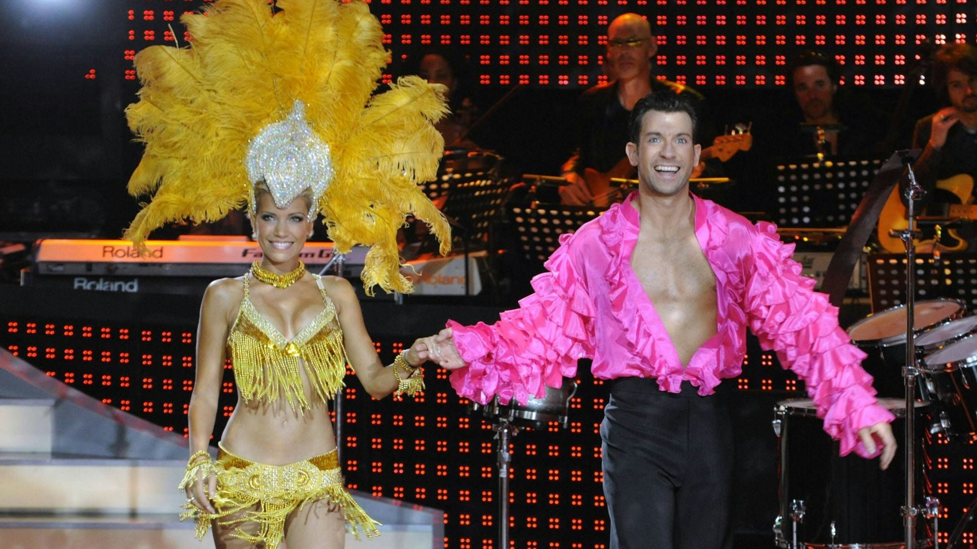 Auftritt von Sylvie Meis und Christian Bärens.