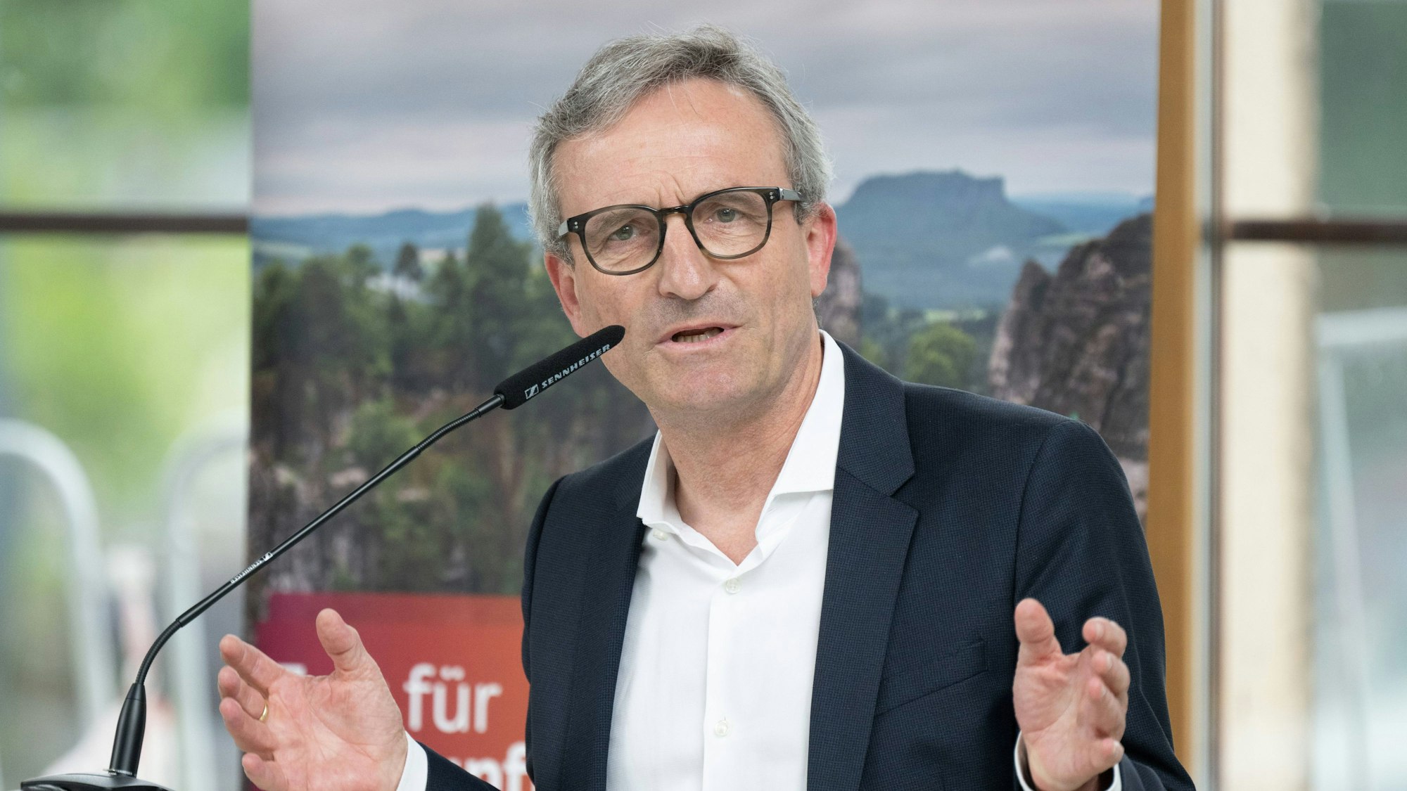Thomas Geisel beim Landesparteitag des BS