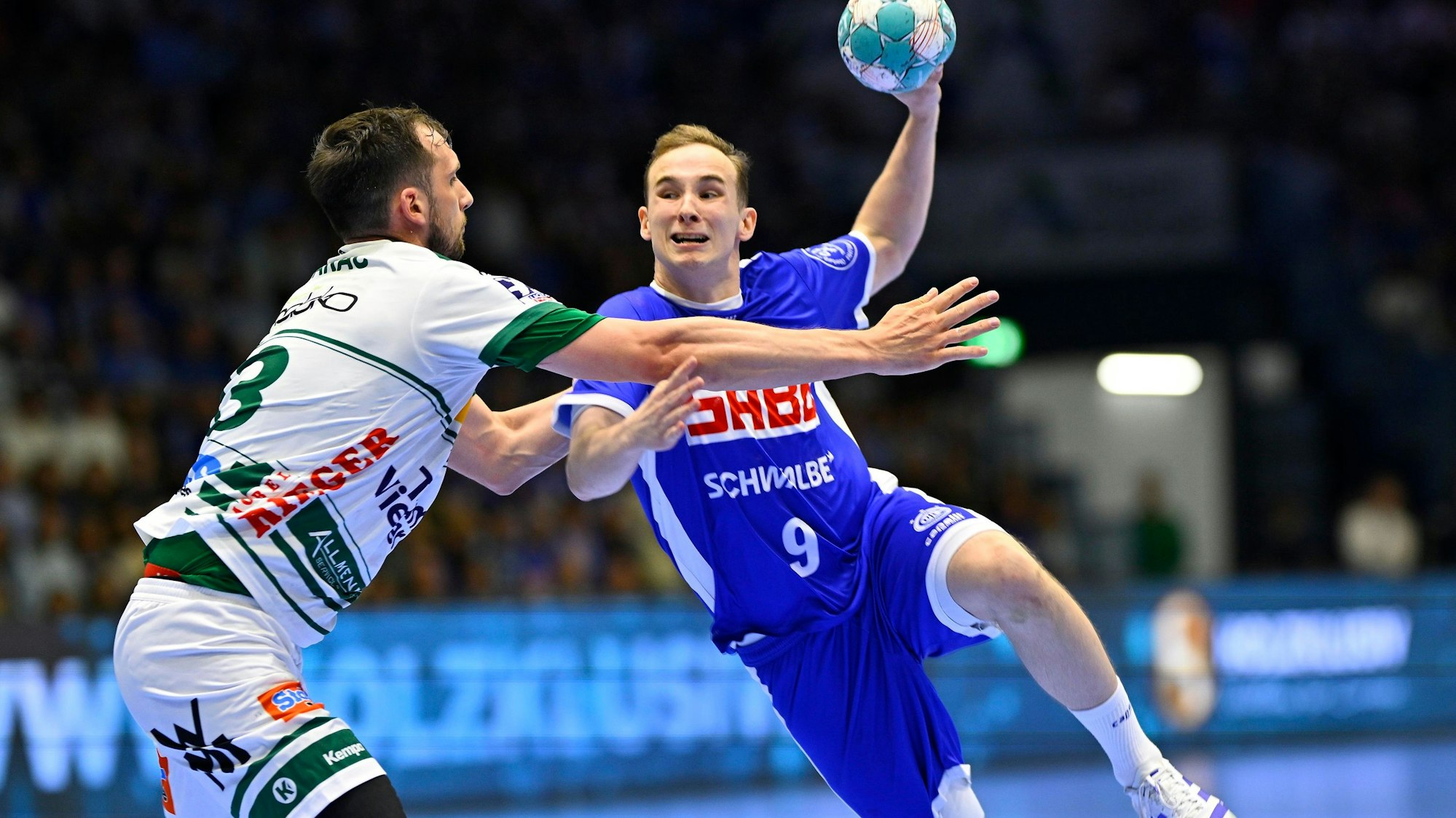 Arnor Oskarsson in einer Spielsituation.