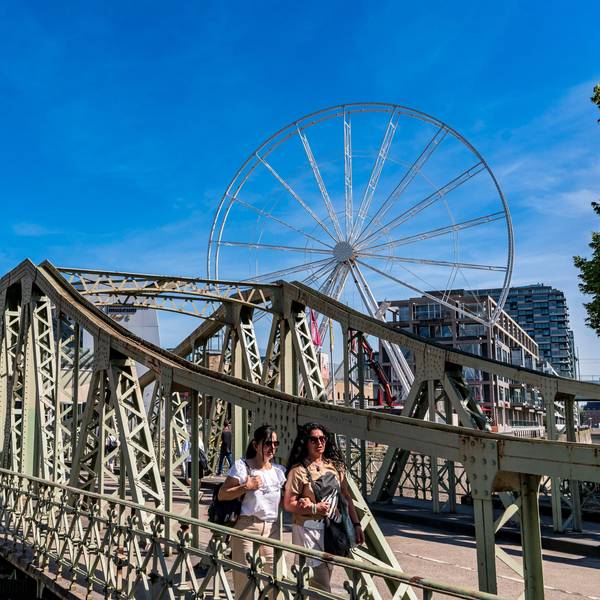 Die Brücke am Schokoladenmuseum muss saniert werden.