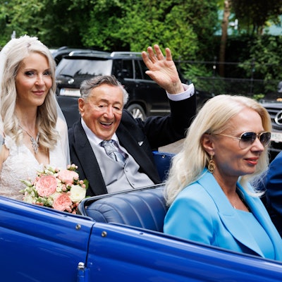 Unternehmer Richard Lugner und seine sechste Ehefrau Simone Reiländer.