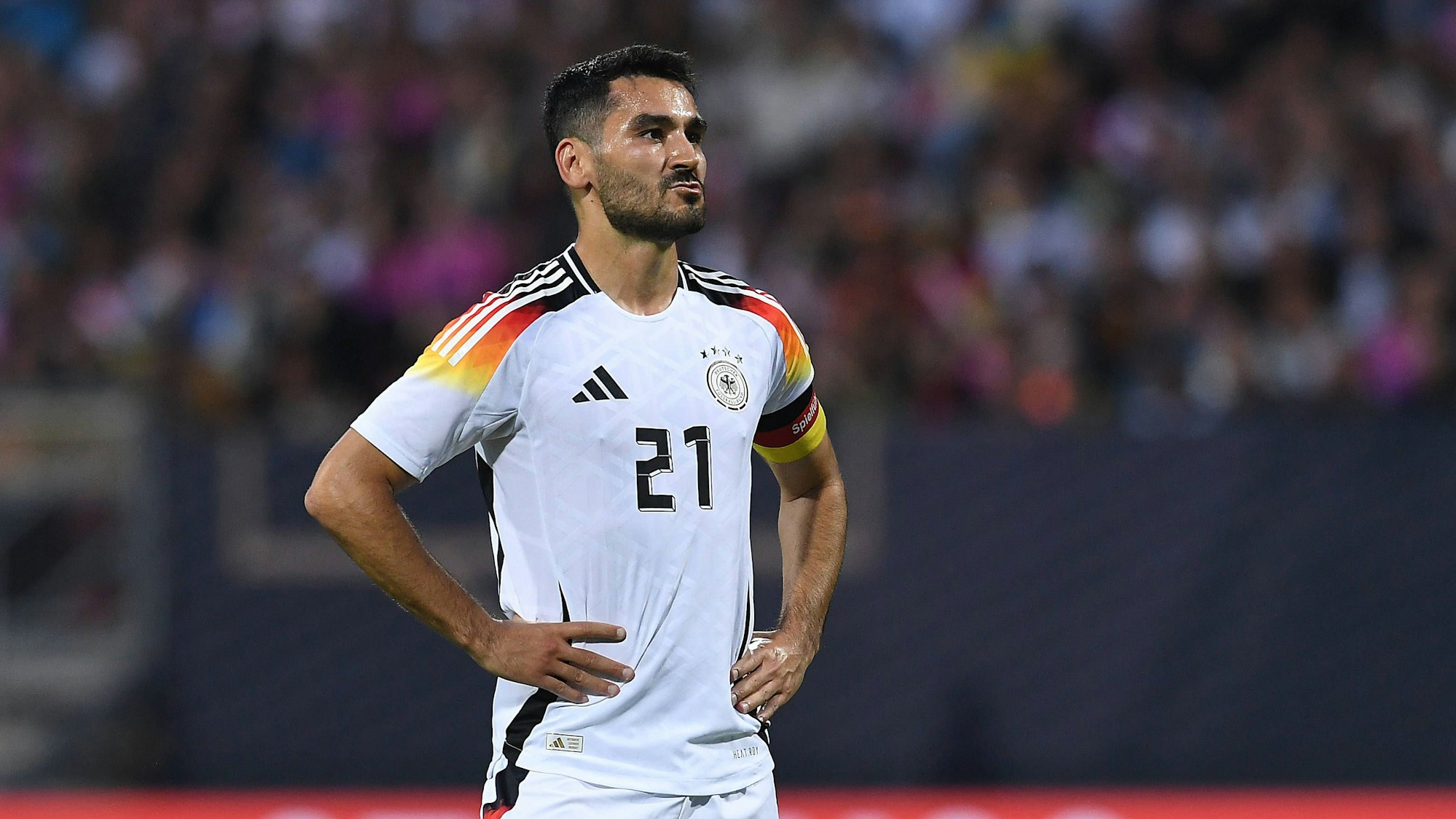 Iklay Gündogan während der Partie gegen die Ukraine