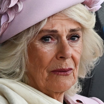 Königin Camilla bei der nationalen Gedenkfeier des Vereinigten Königreichs zum 80. Jahrestag der D-Day-Landung.