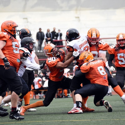 Szene aus einem Football-Spiel